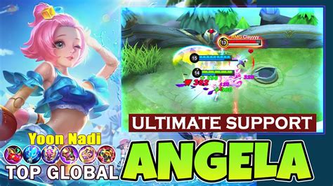 The Ultimate Support Angela Best Build Top Global Angela Mobile Legends Youtube