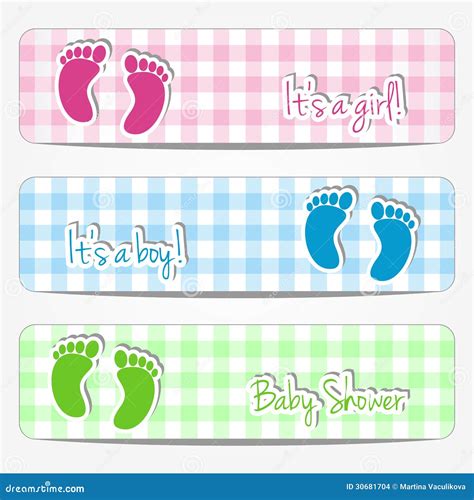 Baby Shower Banners Stock Images - Image: 30681704