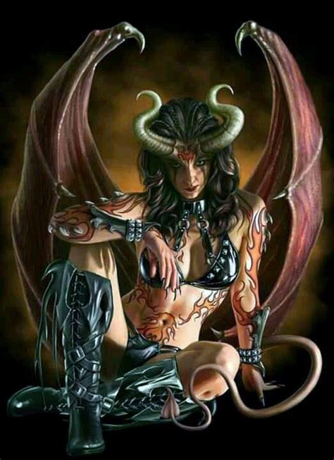 Succubus Fantasy Art Women Fantasy Girl Dark Fantasy Art Dark Art