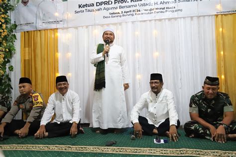 Pj Bupati HSU Safari Ramadan Di Desa Sarang Burung Mata Banua Online