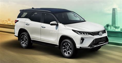 toyota fortuner legender  launched  rs lakh