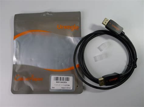 Amazon Co Jp Ureegle Displayport Cable DP To DP Cable 4K 1 8 M