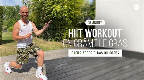 HIIT exercices ciblés abdos et bas du corps 18 minutes Alexandre