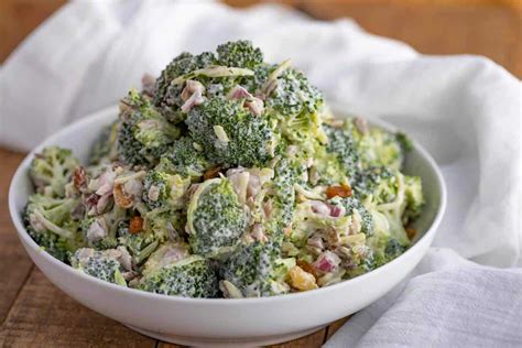 Easy Broccoli Salad Recipe [VIDEO] - Dinner, then Dessert