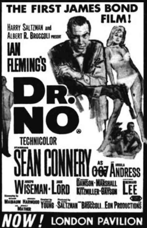 History Of James Bond Dr No 60 Years Ago Bill Petro Science