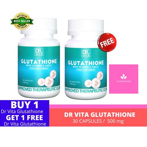 Dr Vita Glutathione Capsules With Vitamin E C Buy Take