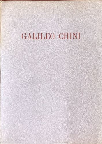 Galileo Chini By Catalogo Della Mostra Retrospettiva