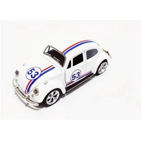 Miniatura Fusca Herbie De Metal Escala Shopee Brasil