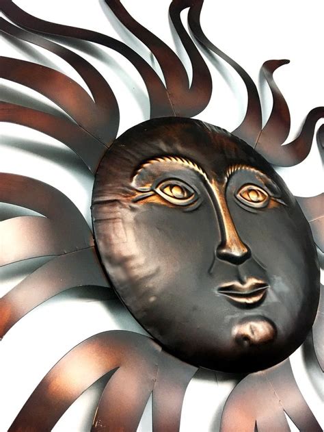 Metal Wall Decor Patio Sun Garden Indoor Outdoor Click On The Image