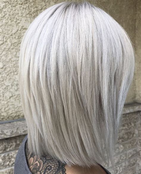 Latest Short Haircuts For White Hair Ideas 2019