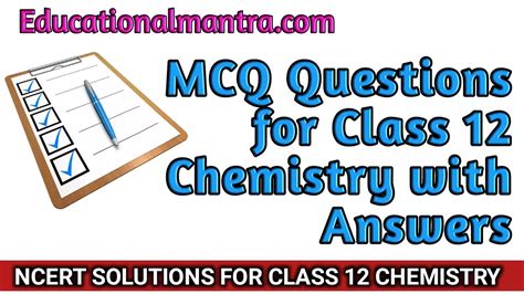 Mcq Questions For Class Chemistry Chapter Solutions Part With