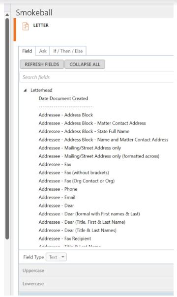 Automate Letter Containers Smokeball Support Hub