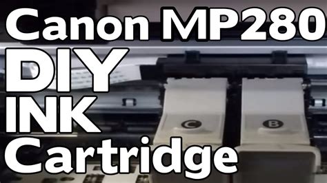 How To Replace The Ink Cartridge Canon Pixma Mp 280 3 Youtube