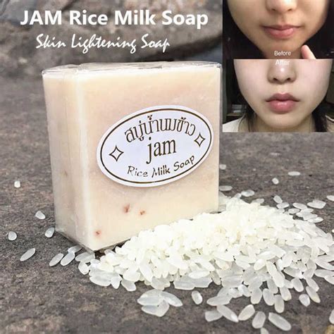 JAM Rice Milk Soap Gluta Collagen Natural Handmade Sabun Susu 1pcs