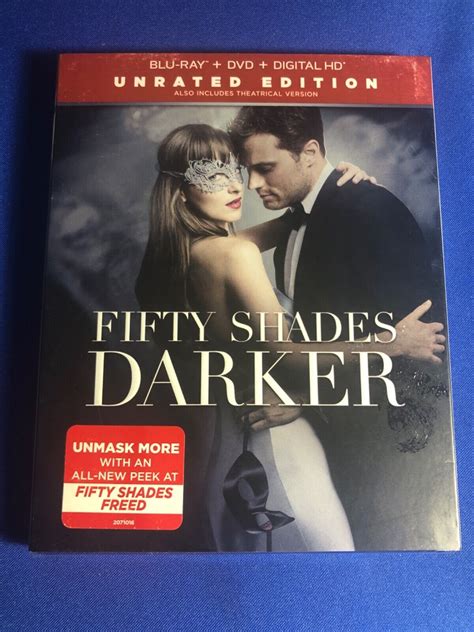 Fifty Shades Darker Blu Ray Dvd Dig Unrated Vers Brand New And Sealed 25192369230 Ebay