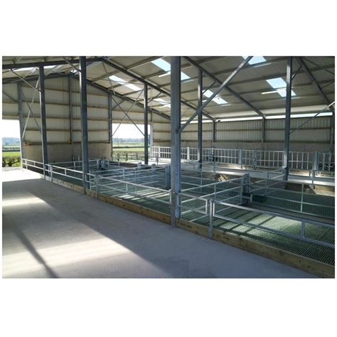 Easy Install Prefabricated Cattle Farming Barn Steel Structure Cow