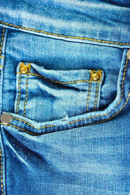 Premium Photo Blue Jeans Pocket Closeup