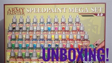 Unboxing Army Painter Speedpaint Mega Set Youtube