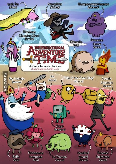 Adventure Time Characters In Some Languages Adventure Time Characters