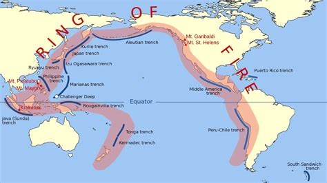 Volcanic Ring Of Fire Map Sexiz Pix