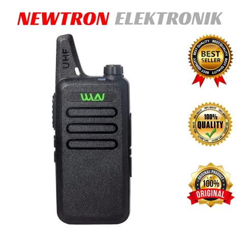 Jual Ht Wln Kd C Kdc Kd C Uhf Two Way Radio Walkie Talkie Shopee