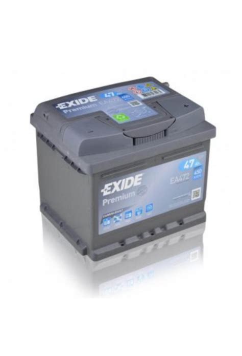 Autobatterie Exide Premium EA472 47Ah 450A 207x175x175mm Exide