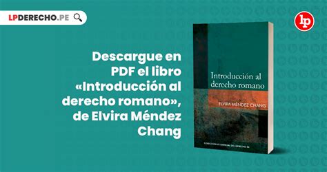 Descargue En Pdf El Libro Introducci N Al Derecho Romano De Elvira