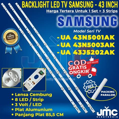 Jual BACKLIGHT TV LED SAMSUNG 43 INC UA43N5001 UA43N5003 UA43J5202 UA