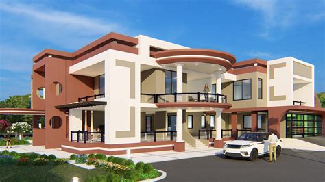 5 Bedroom House Plan Option 1 5000sqft House Plans 5 Bedroom Floor