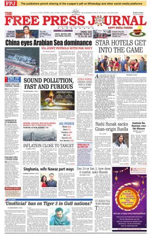 Free Press Journal Mumbai Edition 1 Tue 14 Nov 23