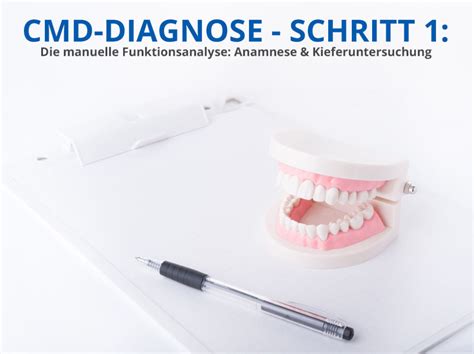 CMD Diagnose Funktionsanalyse bei Craniomandibulärer Dysfunktion