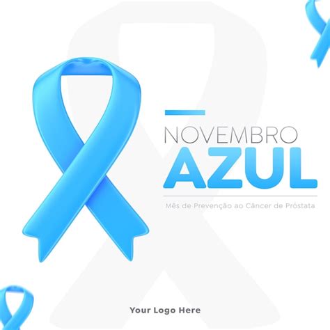 Plantilla De Publicación En Redes Sociales Campaña De Noviembre Azul De