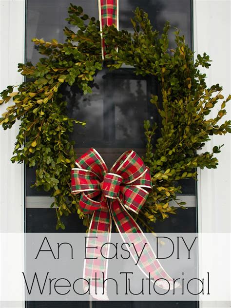 Merry Making An Easy Diy Wreath Tutorial Pine Street Days