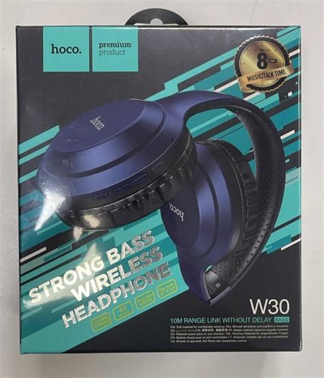 Hoco W30 Fun Move Strong Bass Wireless Headphones V50 10m Range Link