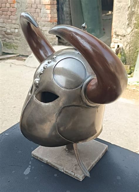 Medieval Knight Goat Face Helmet Armor Crusader Helm New Etsy