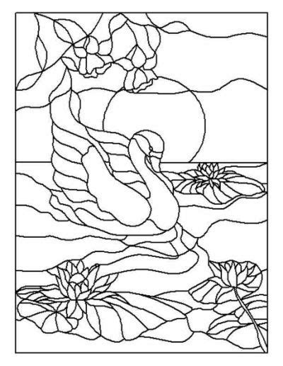 Traceable Flower Patterns Coloring Stained Glass Patterns Stained Glass Art Stained Glass