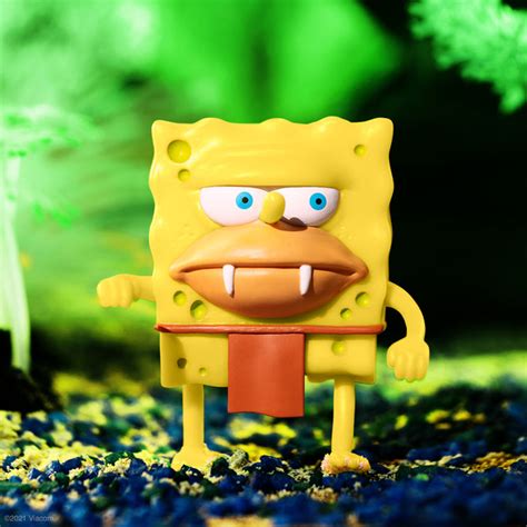 Super7 Spongebob Reaction Figure W2 Spongegar Urban Attitude