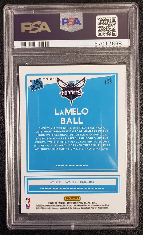 Donruss Optic Lamelo Ball Fanatics Box Set Rc Psa Mint Ebay