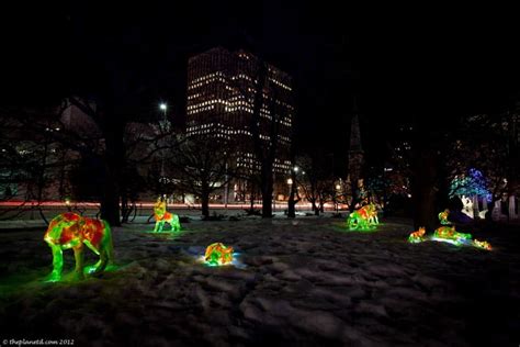 Ice Sculptures at Night - Winter in Ottawa | The Planet D