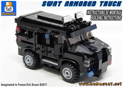 Lego Moc Swat Police Armored Truck Instructions Custom Model