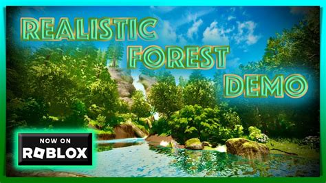 [🎮roblox Game] Realistic Forest Demo Youtube