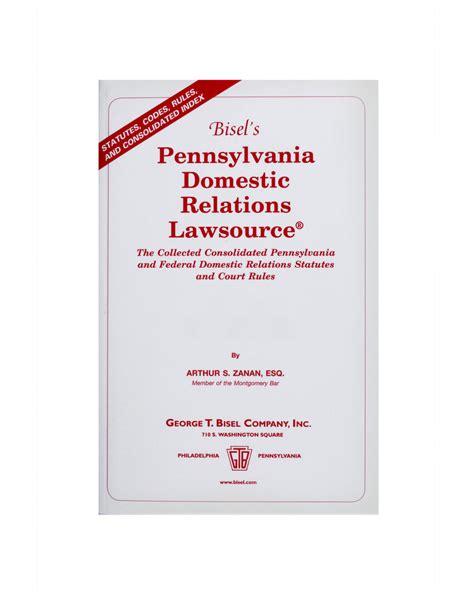 Pennsylvania Domestic Relations Lawsource® Includes Book Digital Do