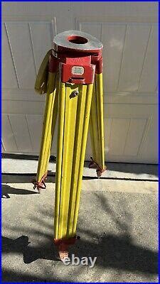 Leica GST120 9 Survey Heavy Duty Wooden Tripod For Total Stations