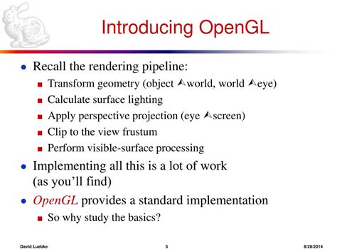 Ppt Intro To Opengl Transformations Powerpoint Presentation Free