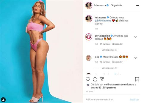 Luisa Sonza exibe corpão em foto de biquíni e mostra marquinha na pele