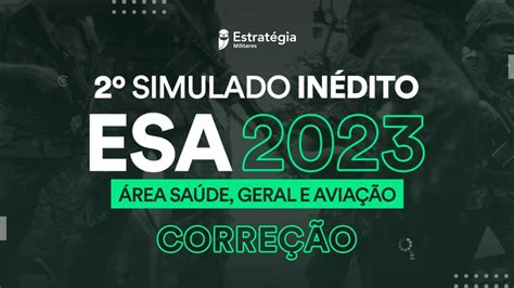 Corre O Simulado In Dito Esa Rea Geral E Avia O E Rea