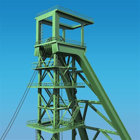 Mining Headframe 3d Model