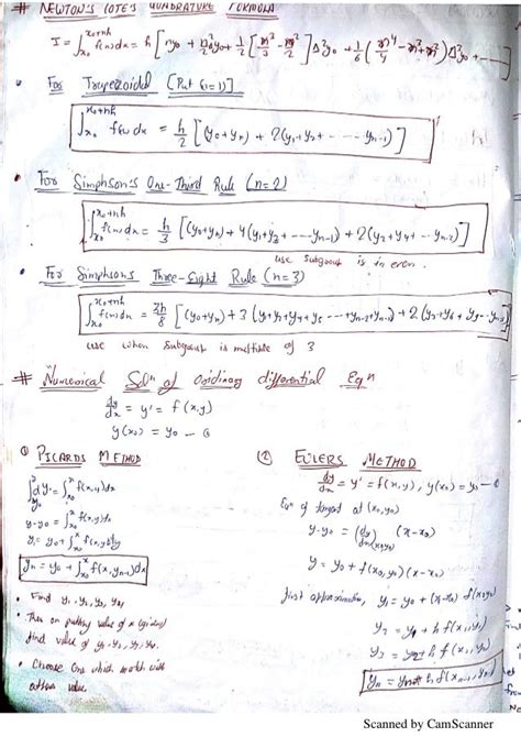 Engineering Mathematics 3 Unit Wise Formula And Methods