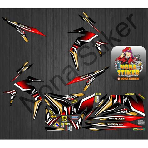 Jual STIKER STRIPING DECAL SUPRA X GTR 150 Shopee Indonesia