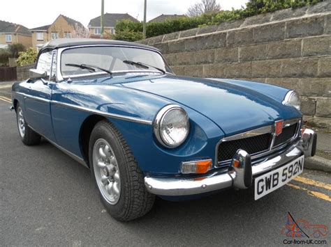 MGB Roadster 1974 Chrome Bumper Full MOT